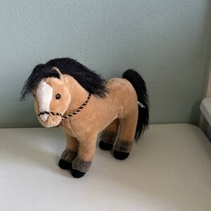 Breyer 12” Plush Horse Toy with Black Mane